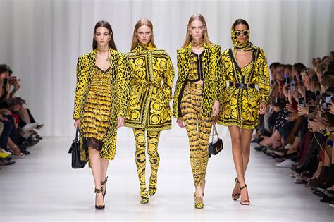 versace ss18 collection|Versace fashion show.